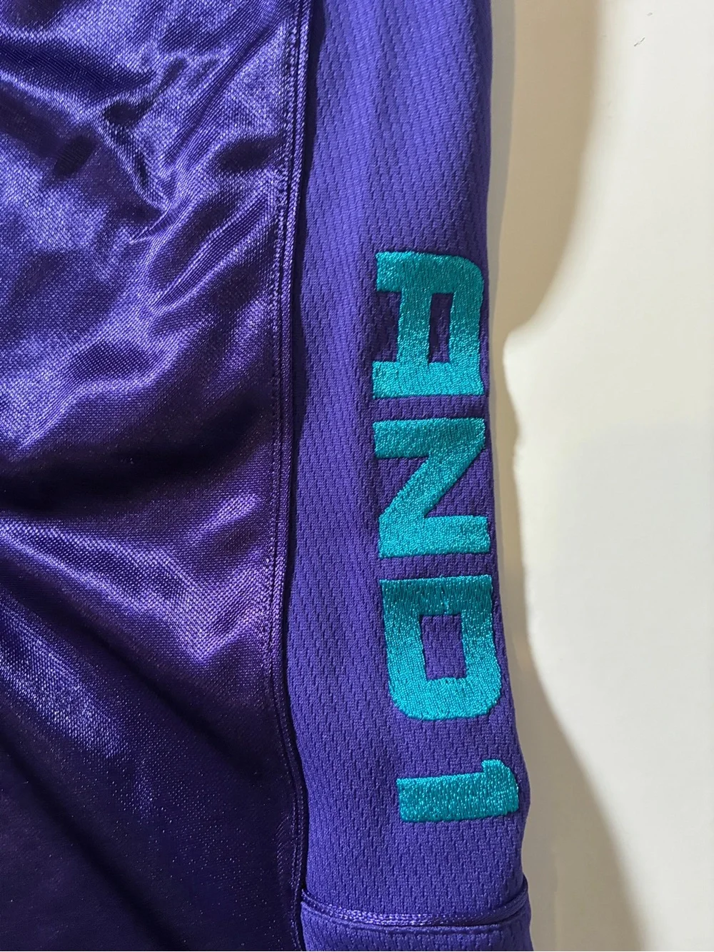 AND1 Purple Dazzle Basketball Shorts Men's Small